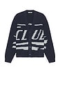 view 1 of 4 Fuzzy Club Cardigan in Navy