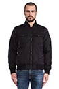 view 1 of 7 Rocker Bomber Jacket in Black