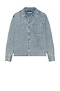 view 1 of 4 Regular Fit Denim Shirt in Light Vintage Indigo