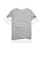 view 2 of 4 Digital Vintage Tee in Grayscale