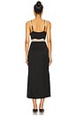 view 3 of 3 Gianna Dress in Black & Cream