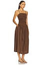 view 3 of 4 Lola Dress in Chocolate
