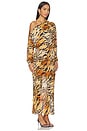 view 1 of 3 Tiger Tilly Dress in Brown