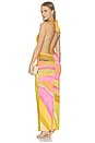 view 3 of 3 Green Abstract Sabine Dress in Multi
