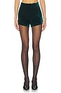 view 1 of 6 Velvet Hot Pant in Green