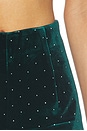 view 6 of 6 Velvet Hot Pant in Green
