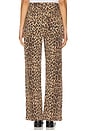 view 4 of 6 Lucia Scallop Detail Straight Leg in Leopard