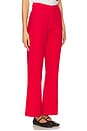 view 2 of 6 Scallop Detail Wide Leg in Red