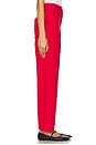 view 3 of 6 Scallop Detail Wide Leg in Red