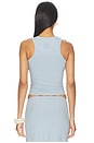 view 3 of 4 Ice Blue Sol Rib Tank in Blue
