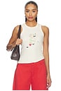 view 1 of 4 Cream Celestial Rib Tank in Cream