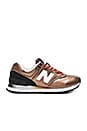 view 1 of 6 574 Gradient Sneaker in Copper & Black