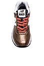 view 4 of 6 574 Gradient Sneaker in Copper & Black