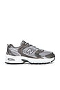 view 1 of 6 ZAPATILLA DEPORTIVA 530 in Black Metallic & Truffle Salt