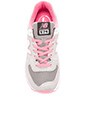 view 4 of 6 Core Plus Sneaker in Grey & Pink