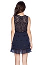 view 3 of 4 Beaded Mini Dress in Navy