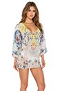 view 2 of 4 Swim Cover Up in Dune Print