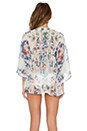 view 3 of 4 Swim Cover Up in Dune Print