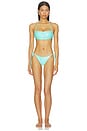 view 1 of 5 MAILLOT DE BAIN 2 PIÈCES LATEX SPLASH  in Sky Shimmer