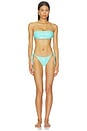 view 2 of 5 MAILLOT DE BAIN 2 PIÈCES LATEX SPLASH  in Sky Shimmer