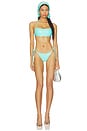 view 5 of 5 MAILLOT DE BAIN 2 PIÈCES LATEX SPLASH  in Sky Shimmer