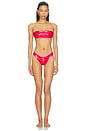 view 1 of 3 MAILLOT DE BAIN 2 PIÈCES LATEX SPLASH in Cherry