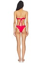 view 3 of 3 MAILLOT DE BAIN 2 PIÈCES LATEX SPLASH in Cherry