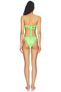 view 3 of 3 CONJUNTO BIKINI LATEX SPLASH in Lime