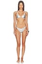 view 1 of 4 MAILLOT DE BAIN 2 PIÈCES LATEX SPLASH in Ice