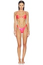 view 1 of 5 CONJUNTO BIKINI LATEX SPLASH  in Red