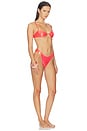 view 2 of 5 CONJUNTO BIKINI LATEX SPLASH  in Red