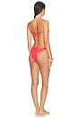 view 3 of 5 CONJUNTO BIKINI LATEX SPLASH  in Red