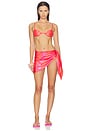 view 4 of 5 CONJUNTO BIKINI LATEX SPLASH  in Red