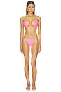 view 1 of 4 MAILLOT DE BAIN 2 PIÈCES LATEX SPLASH  in Pink