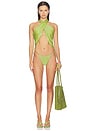 view 5 of 5 CONJUNTO BIKINI LATEX SPLASH  in Olive