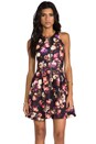 view 1 of 6 Skater Zip Dress in Multi Floral Print