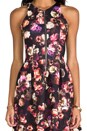 view 5 of 6 Skater Zip Dress in Multi Floral Print