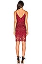 view 3 of 3 Mix Lace Dress in Wine