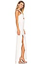 view 2 of 3 Event Ponti Cross Over Gown in White