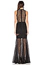 view 4 of 4 Lace Cutaway Gown in Black