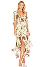 view 1 of 3 Wrap Flounce Dress in Evie Floral