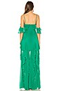 view 3 of 3 x REVOLVE Georgette Cascade Maxi Dress in Emerald