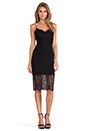 view 4 of 5 Lace & Silk Cami Dress in Black