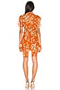 view 3 of 3 ROBE RUFFLE in Orange