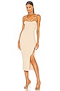 view 1 of 3 Jules Rib Knit Cage Dress with Rings in Coconut Cream