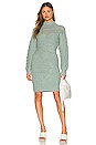 view 1 of 3 Brooklyn Knit Cable Long Sleeve Mini Dress in Fog