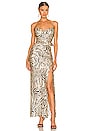 view 1 of 3 Simone Dress in Abstract Animal