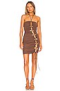 view 1 of 4 Petra Mini Dress in Mocha