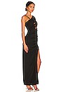 view 2 of 4 Prisha One Shoulder Gown in Black