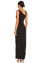 view 4 of 4 Prisha One Shoulder Gown in Black